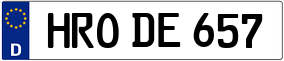 Truck License Plate
